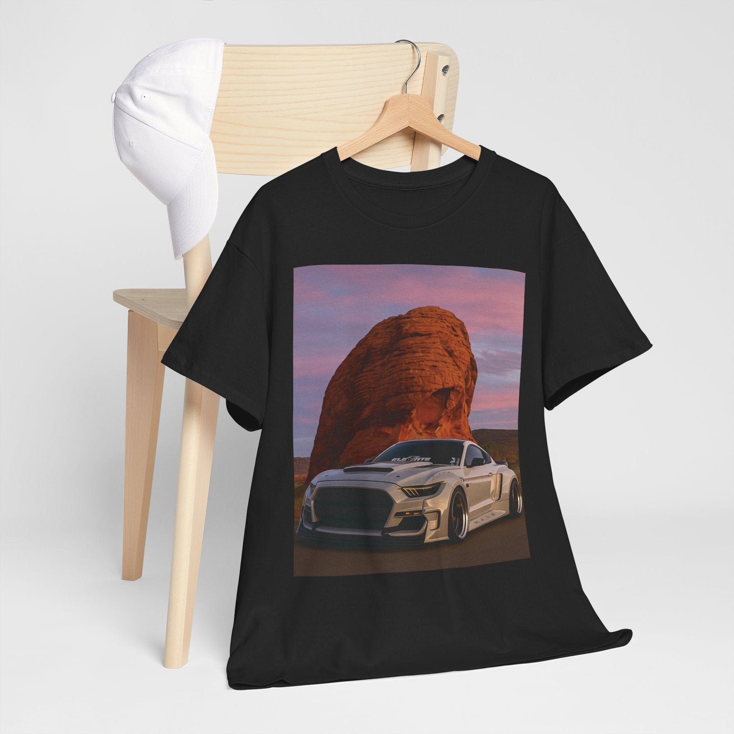 Widebody Mustang Tee | Street Car Enthusiast Shirt T-Shirt Printify