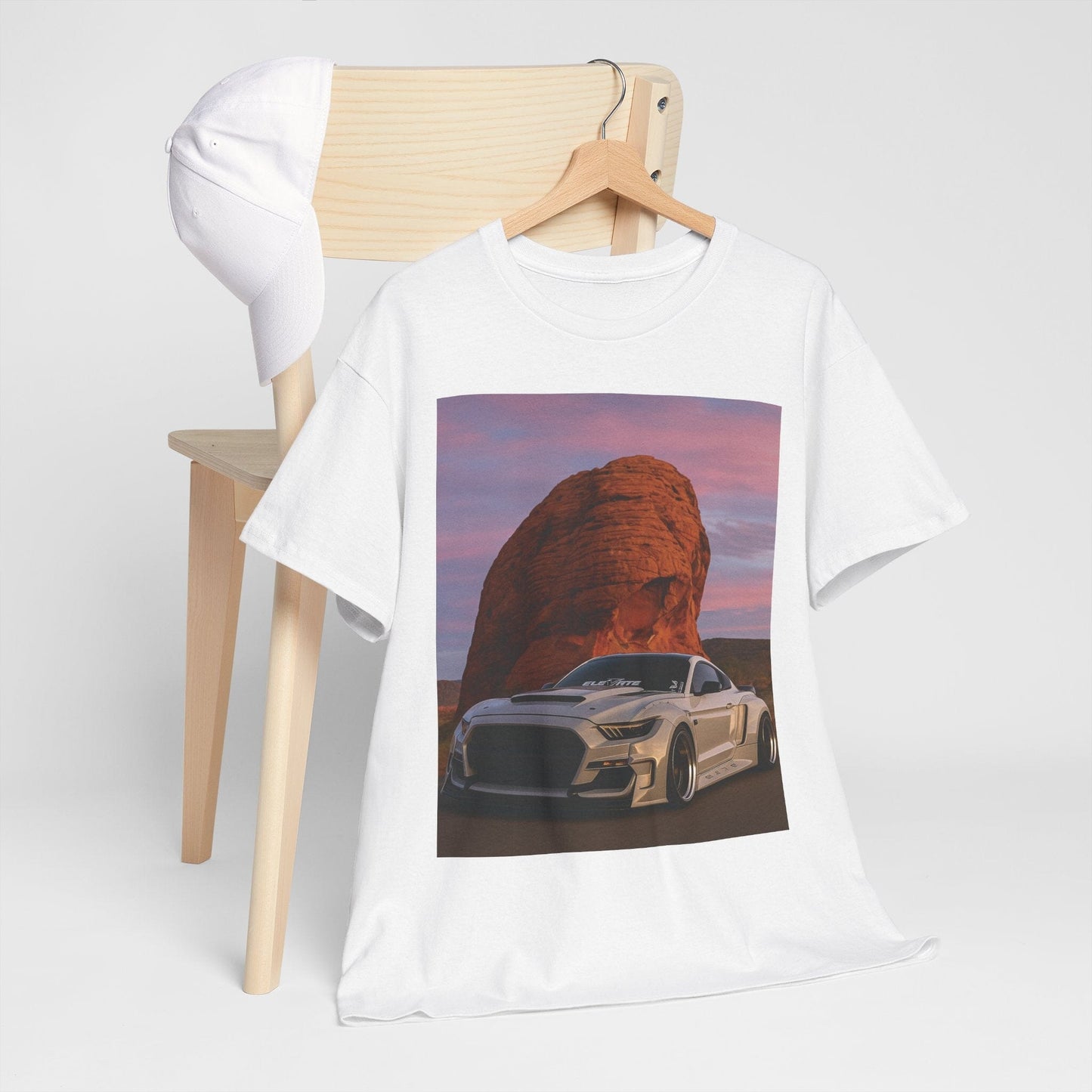 Widebody Mustang Tee | Street Car Enthusiast Shirt T-Shirt Printify